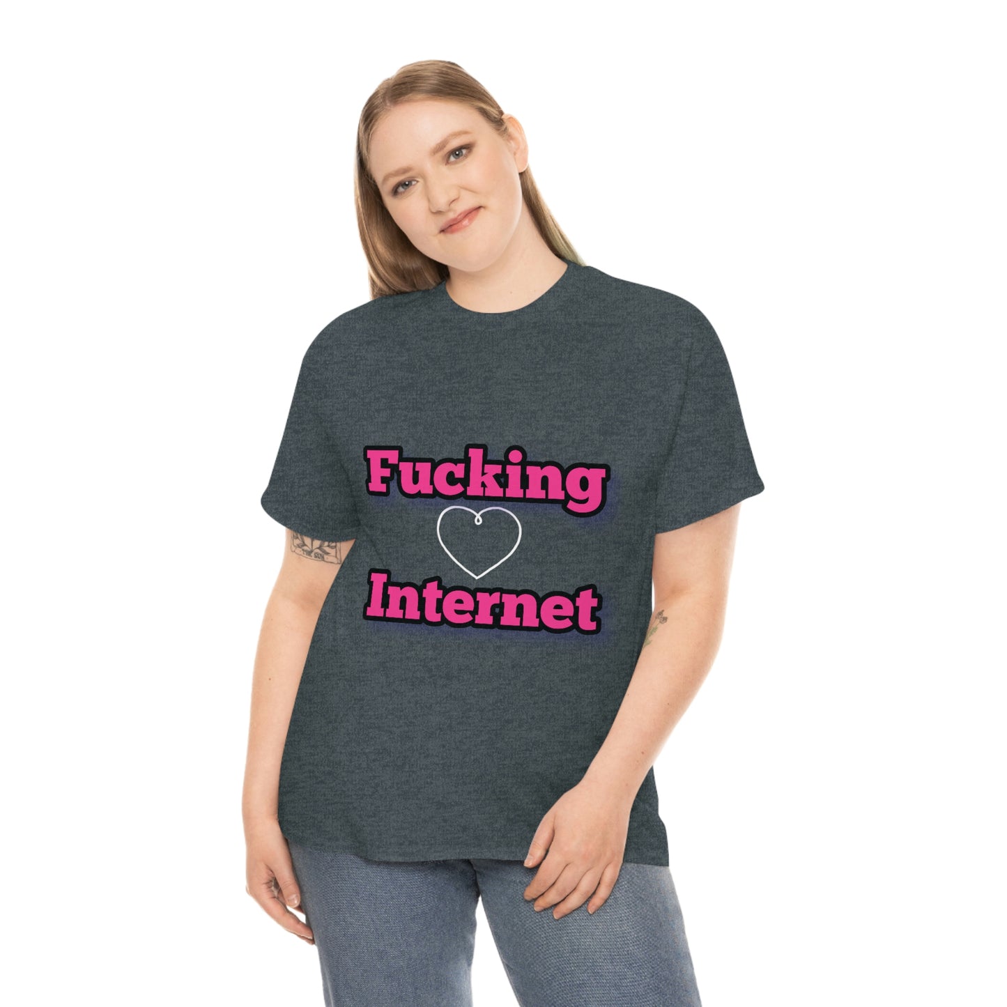 F*cking Internet unisex Heavy Cotton Tee