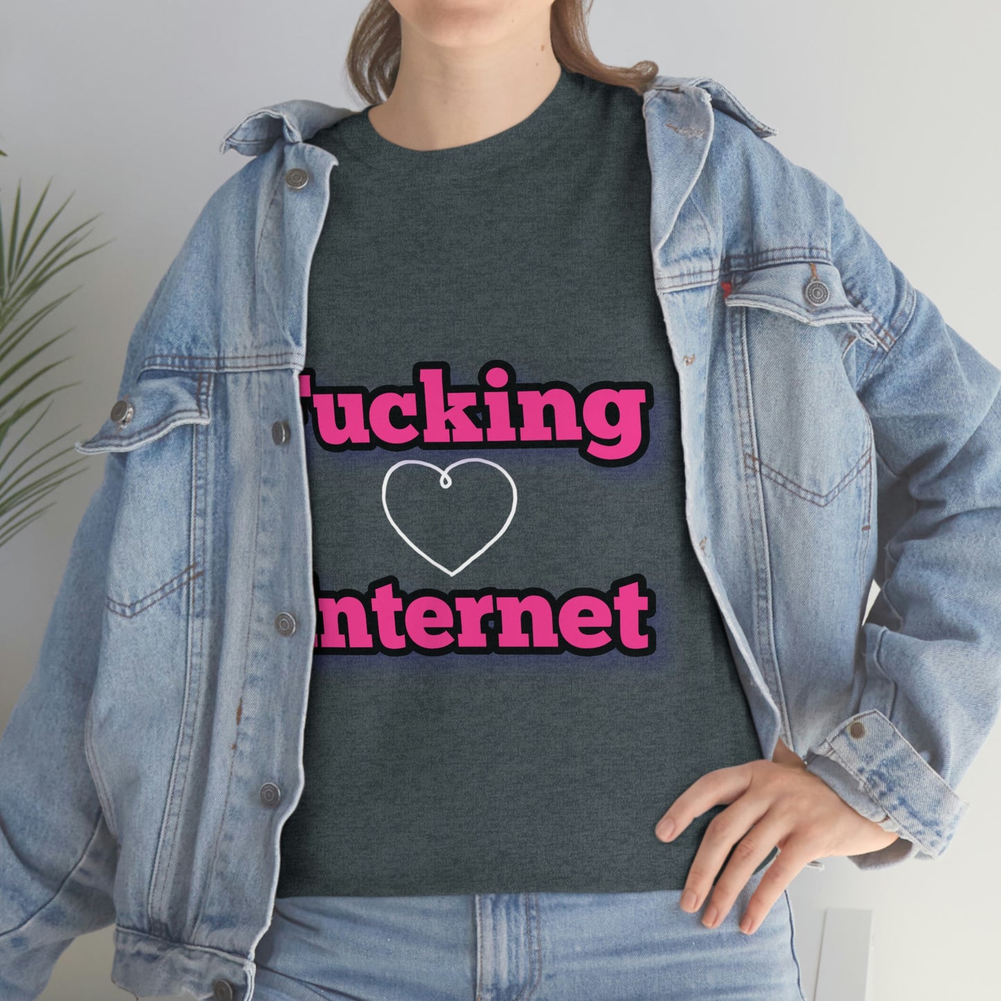 F*cking Internet unisex Heavy Cotton Tee