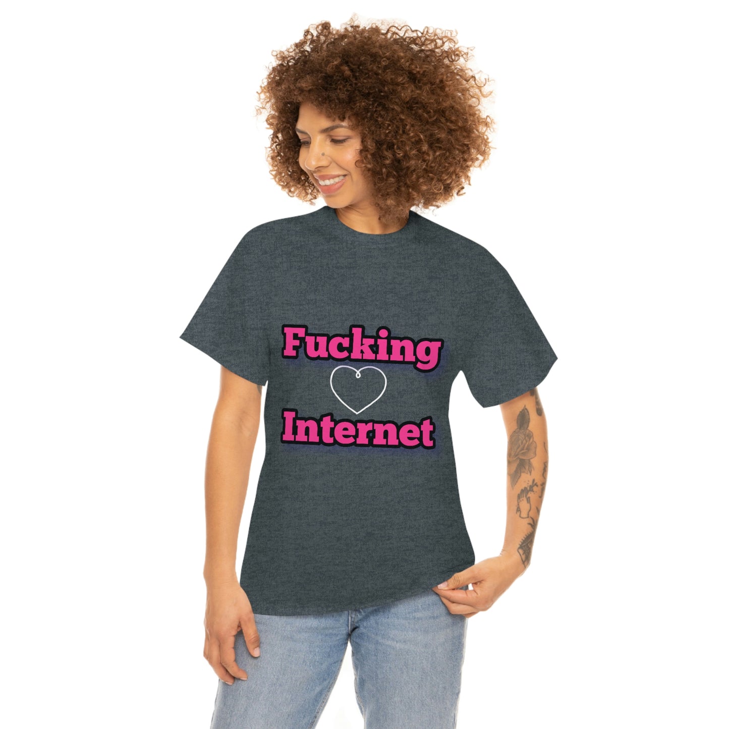 F*cking Internet unisex Heavy Cotton Tee