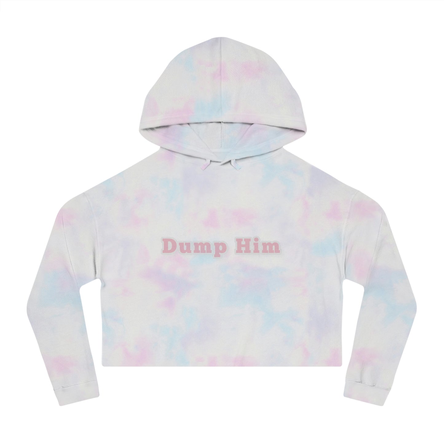 Dump Him Cropped Hooded Sweatshirt