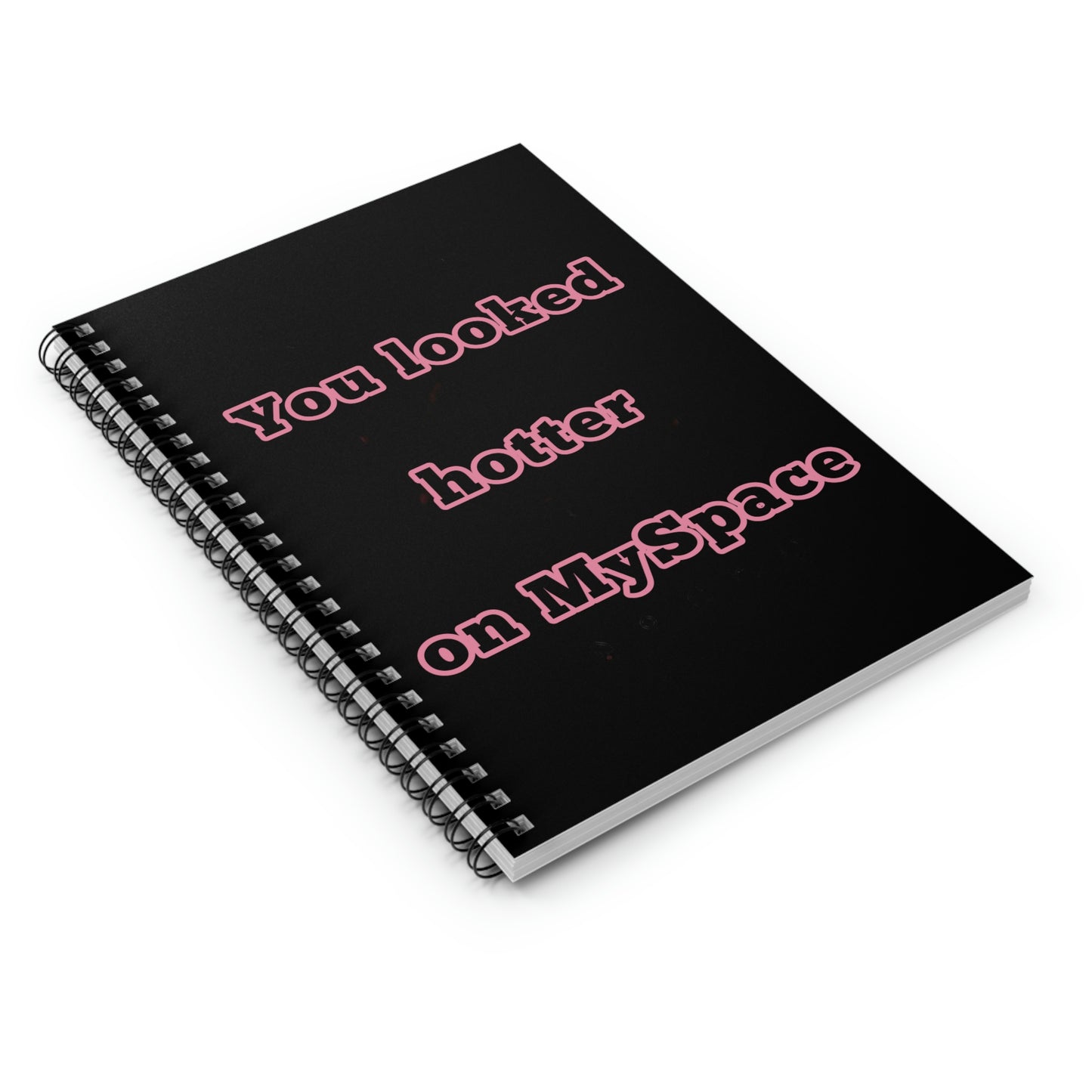 Hotter on MySpace - Ruled Line Notebook