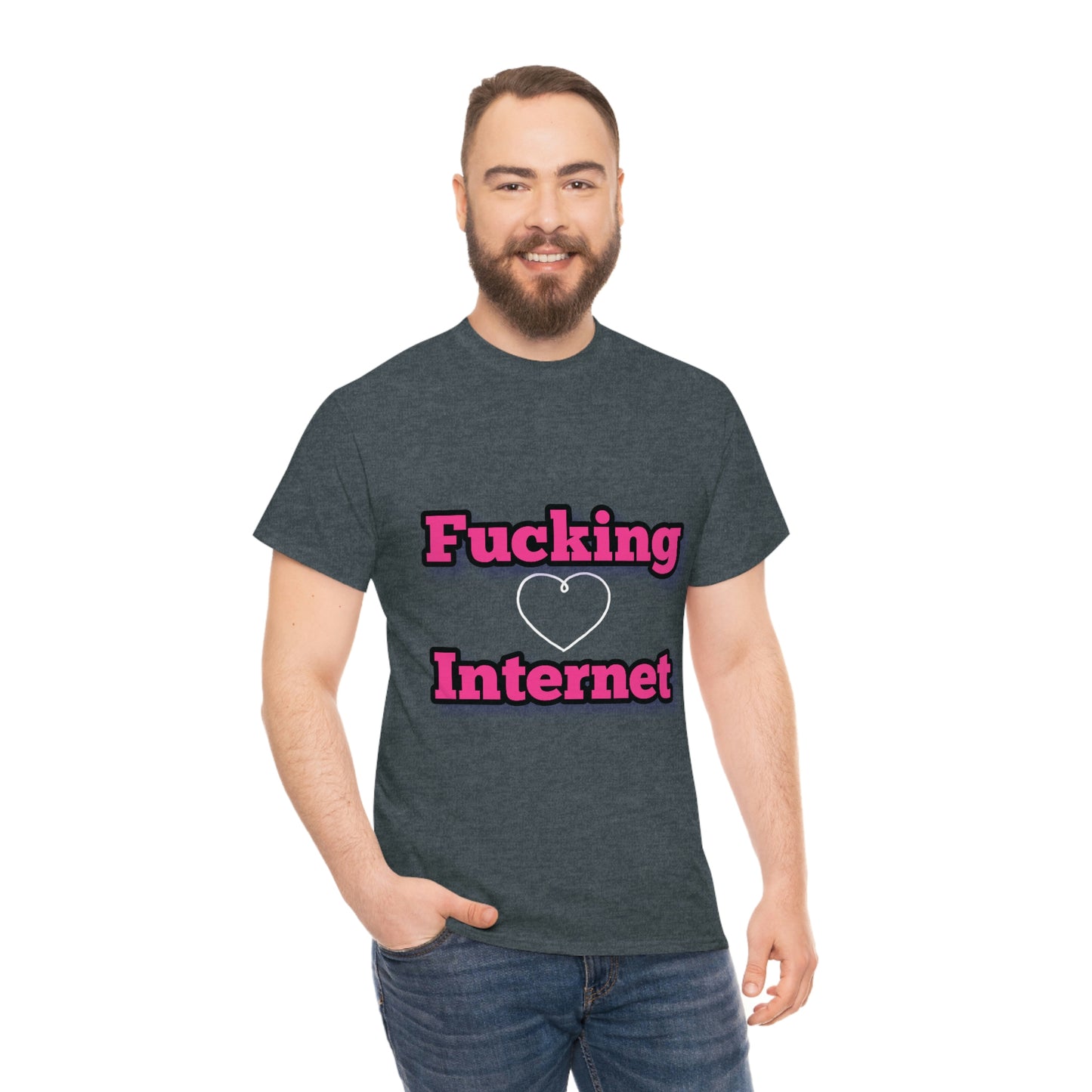 F*cking Internet unisex Heavy Cotton Tee