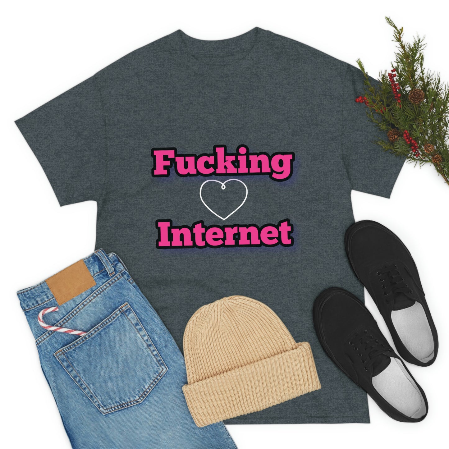 F*cking Internet unisex Heavy Cotton Tee