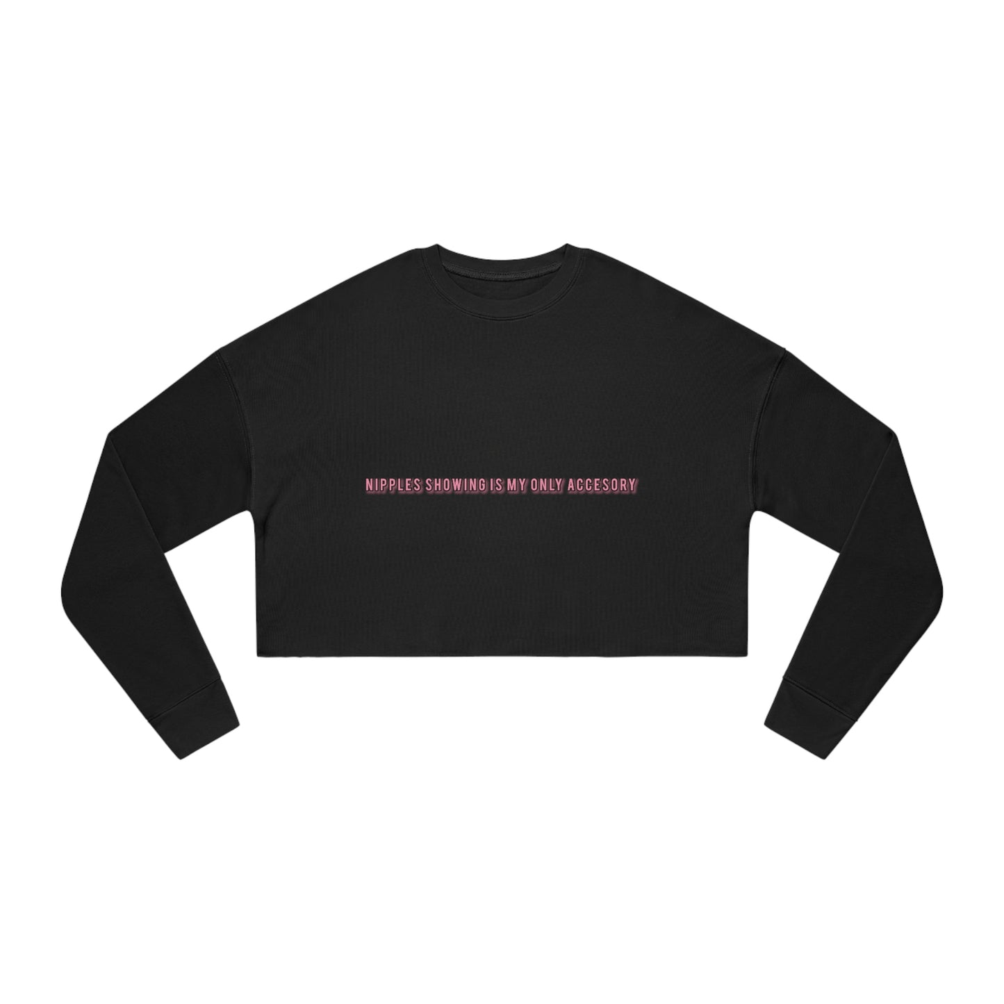 N*pples Showing Cropped Sweatshirt