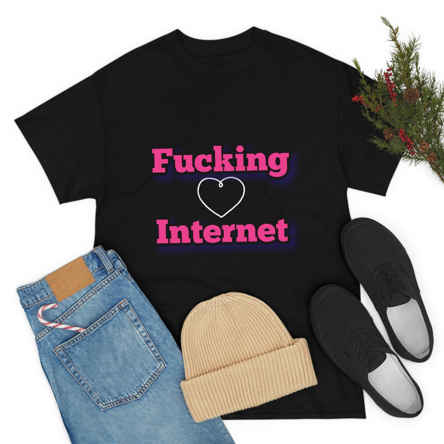 F*cking Internet unisex Heavy Cotton Tee