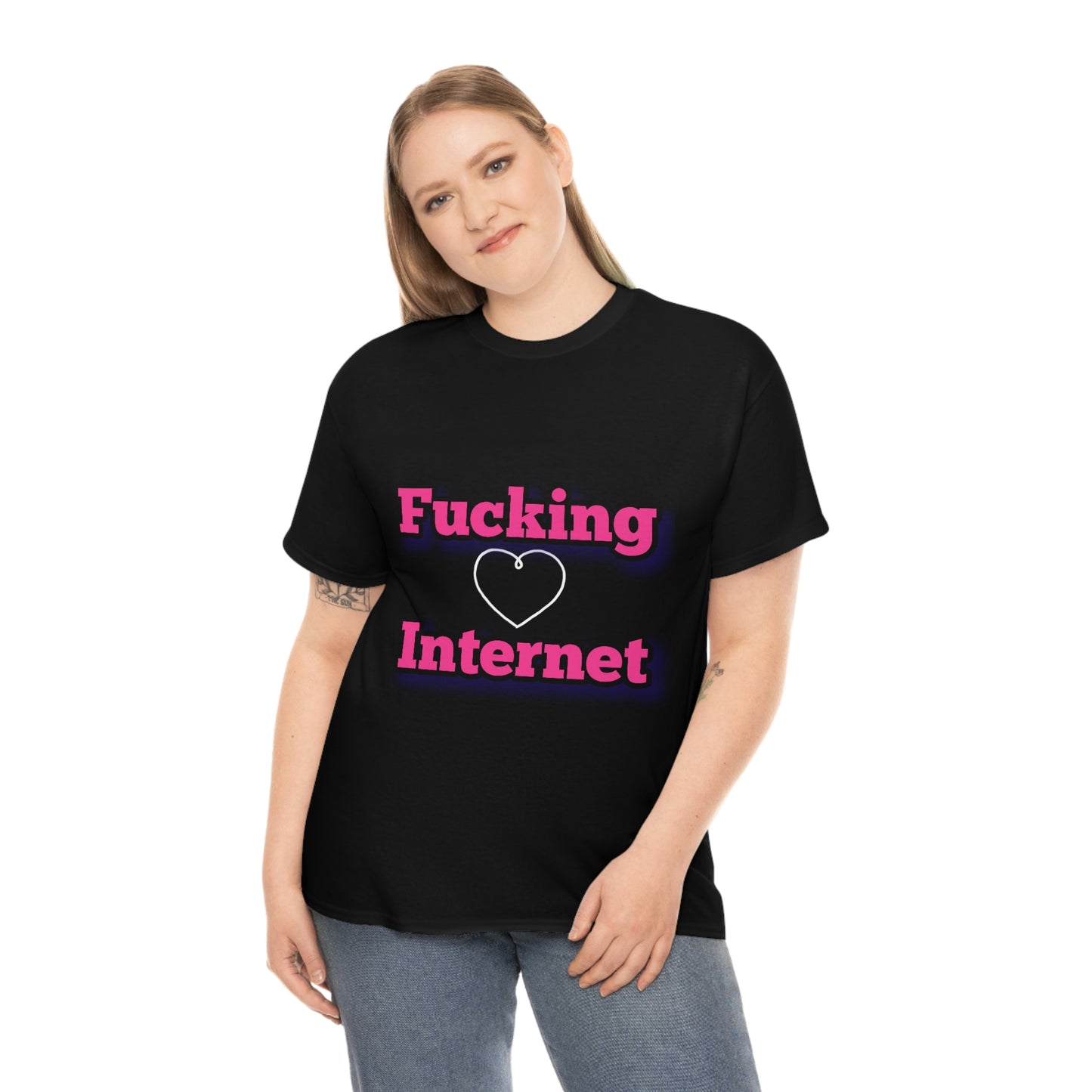 F*cking Internet unisex Heavy Cotton Tee