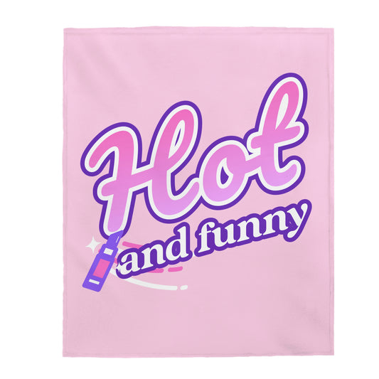 Hot & Funny Velveteen Plush Blanket